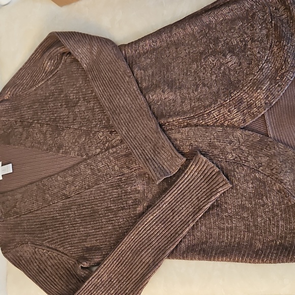 Chico's Cardigan Sweater, Size 1. - Picture 3 of 9